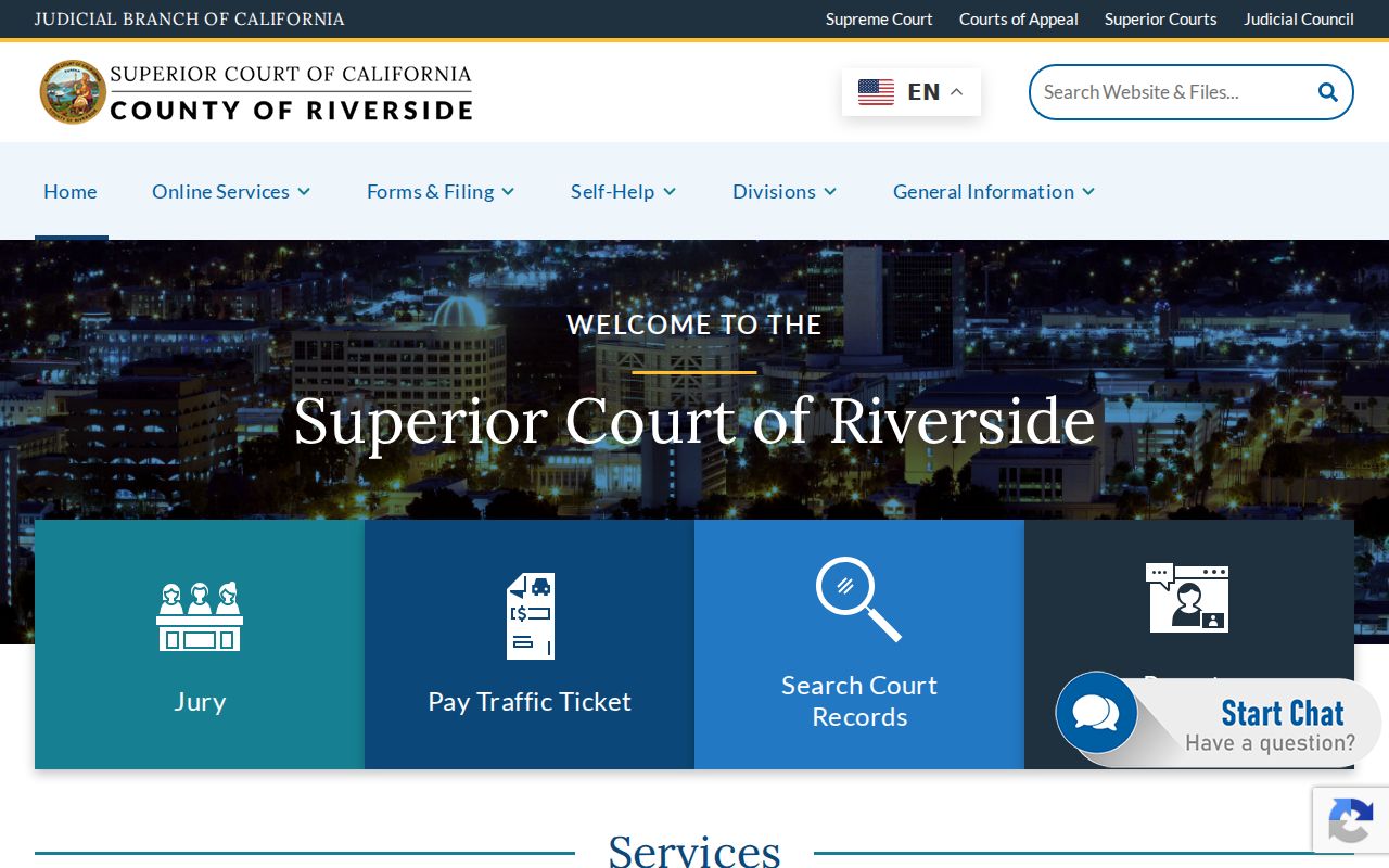 Beaumont people search Riverside Superior Court records website